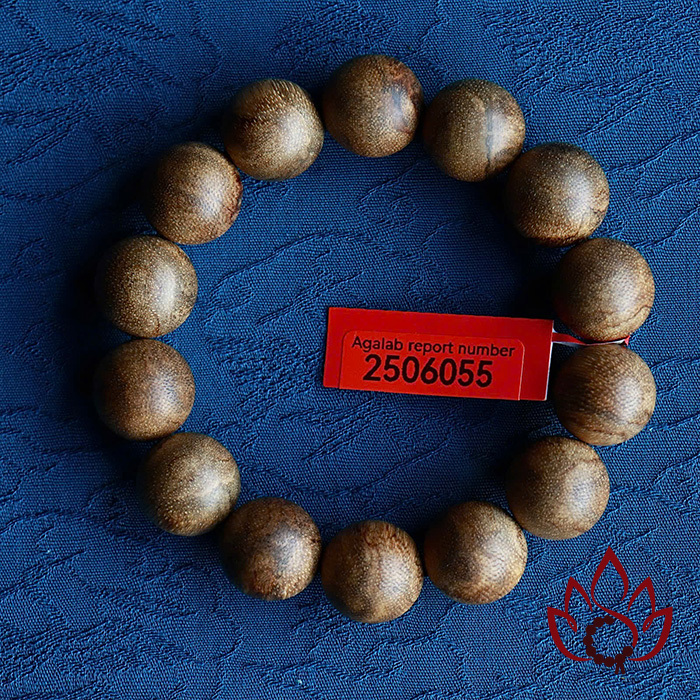 Vòng Trầm Hương Hạt Tròn | 16 Ly | Trầm Tốc Banh Tự Nhiên